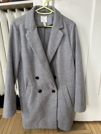 H&M grey winter coat size 40