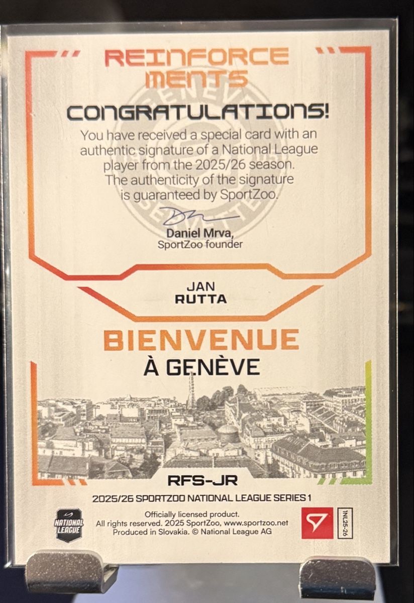 Carte collezionabili: Jan Rutta 12/60 Reinforcements – Nuovo (secondo la descrizione) da Zauggenried venduto da Puckcollector_NS 1