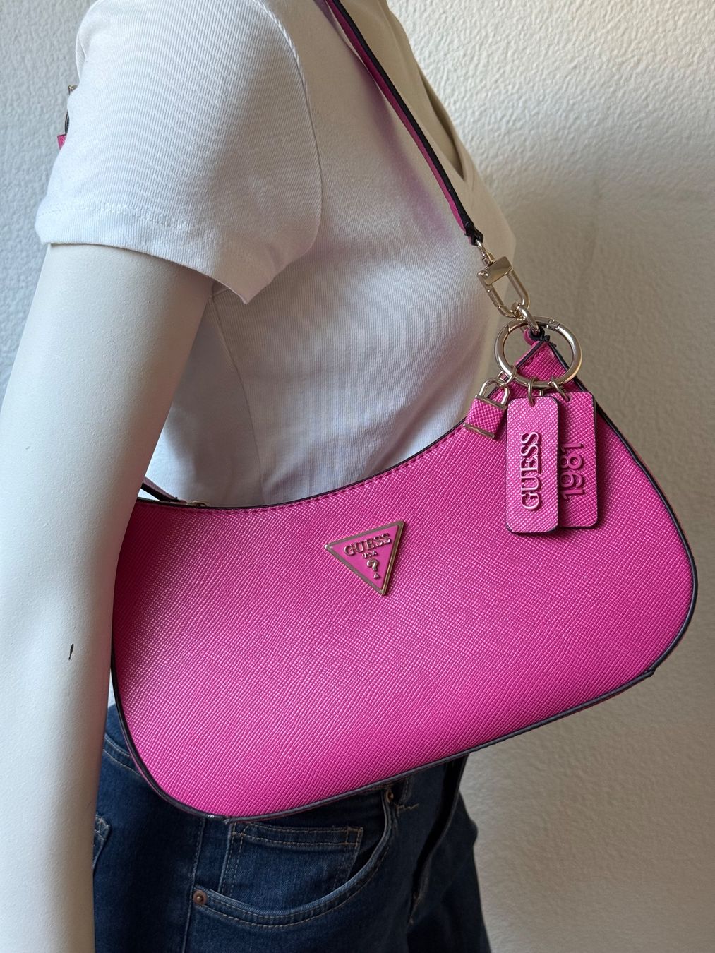 Guess Borse da donna: Pinke Handtasche von Guess – Usato da Endingen venduto da lisous.closet