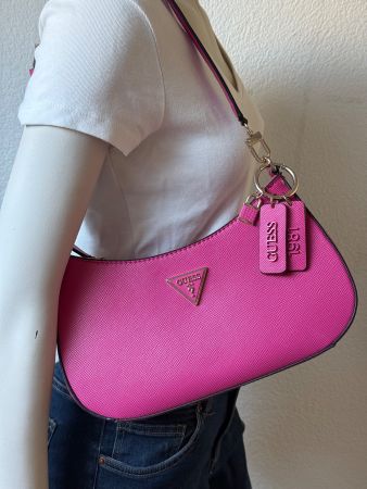 Pinke Handtasche von Guess