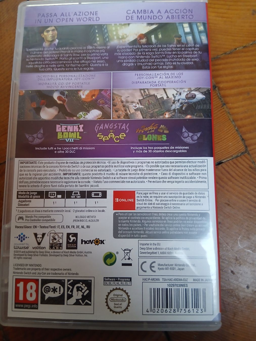 Jeux: saints row the third the full package – D'occasion à Locarno par sch_r2rh 1