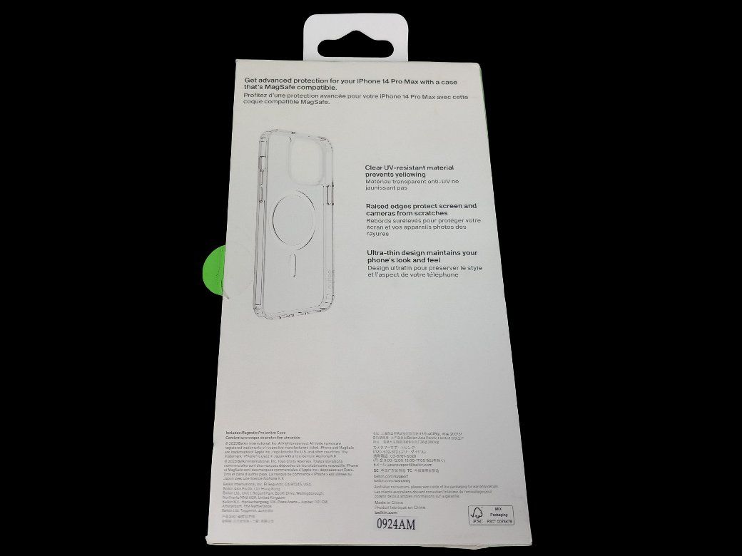 Belkin Cover & Protezioni schermo: BELKIN SheerForce iPhone 14 Pro Max Handyhülle – Nuovo (secondo la descrizione) da Hünenberg venduto da Restwert_Zug 3