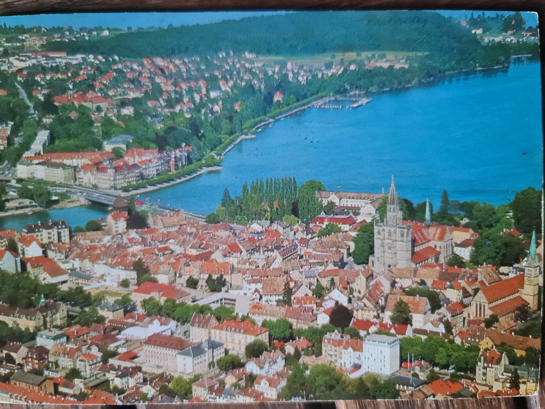 Cartoline postali: Ansichtskarte Konstanz am Bodensee – Usato da Dintikon venduto da Vexi
