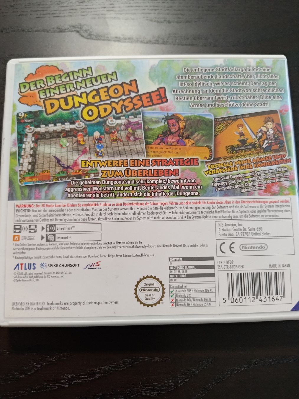Spiele: Nintendo 3DS - Etrian Mystery Dungeon – Gebraucht aus Bern von Light_Y 1