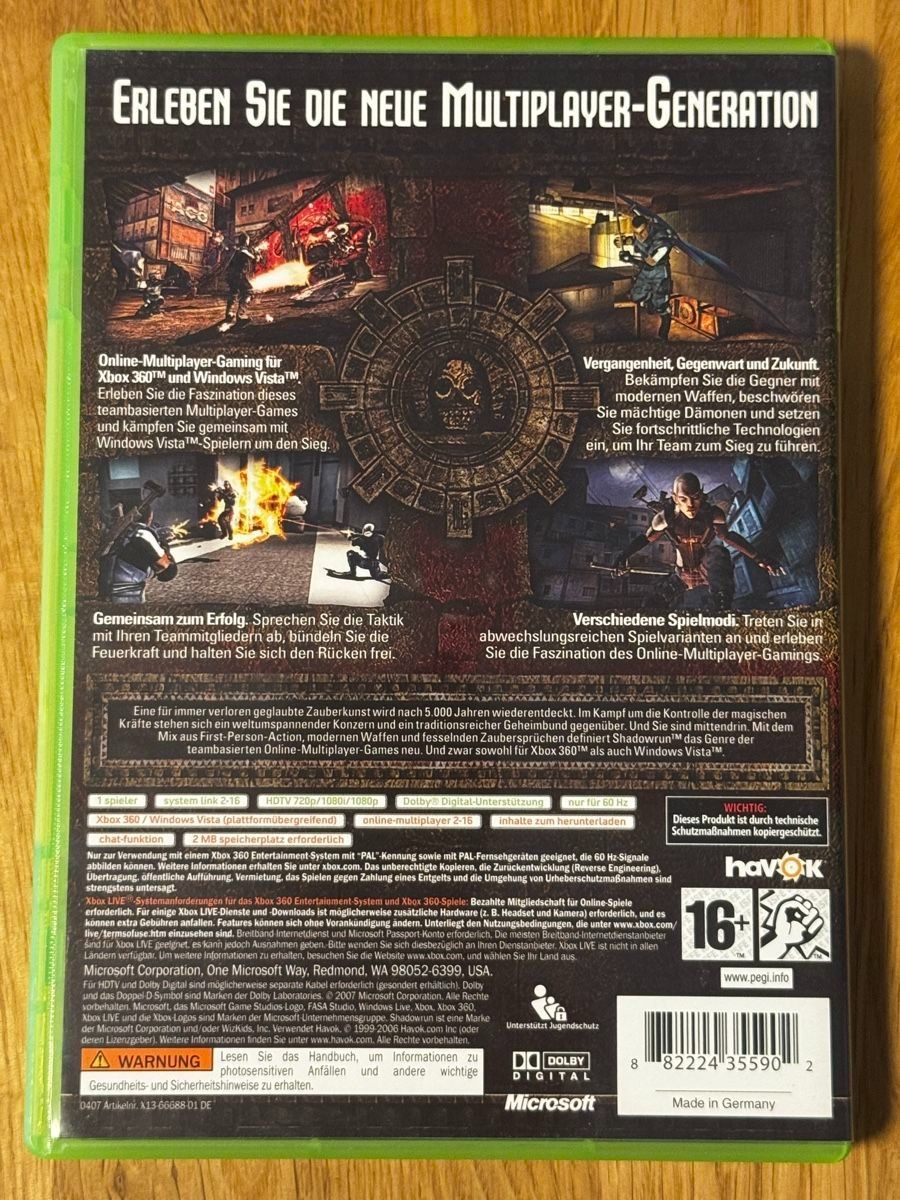 Giochi: Shadowrun - CIB - Xbox 360 – Usato da Uster venduto da GamesAndStuff 1