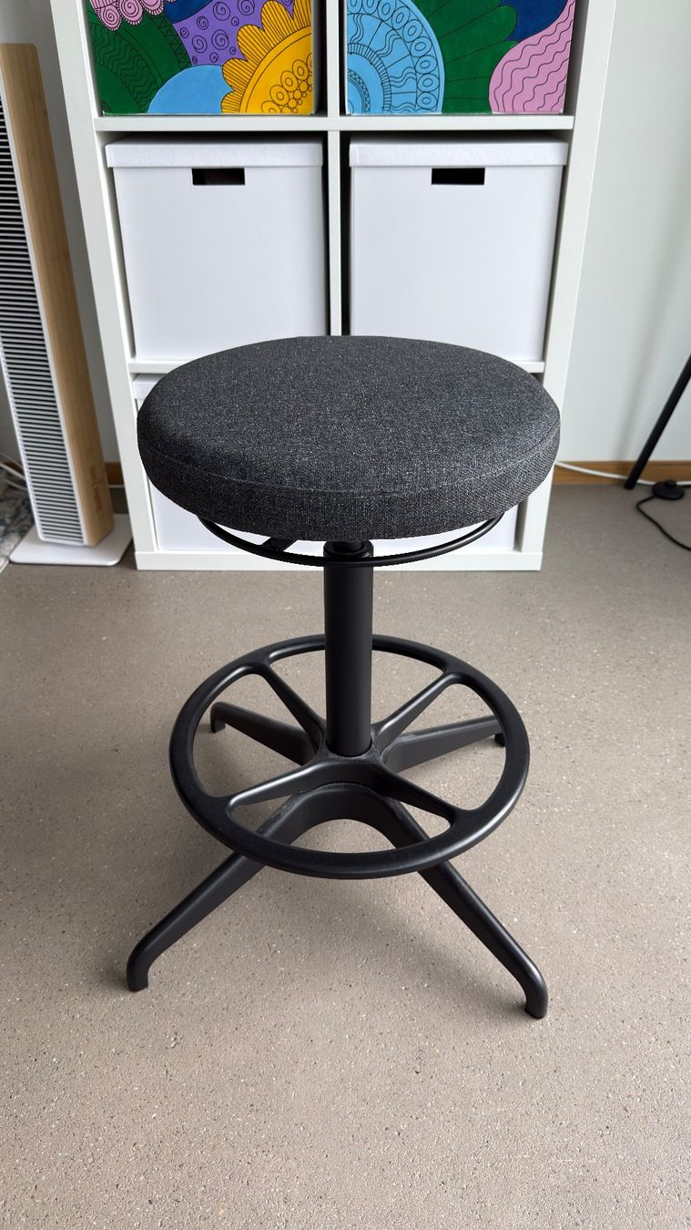 Ikea Sgabelli: LIDKULLEN Active sit/stand support, Gunnared dark grey – Usato da Zürich venduto da gab_t8g7