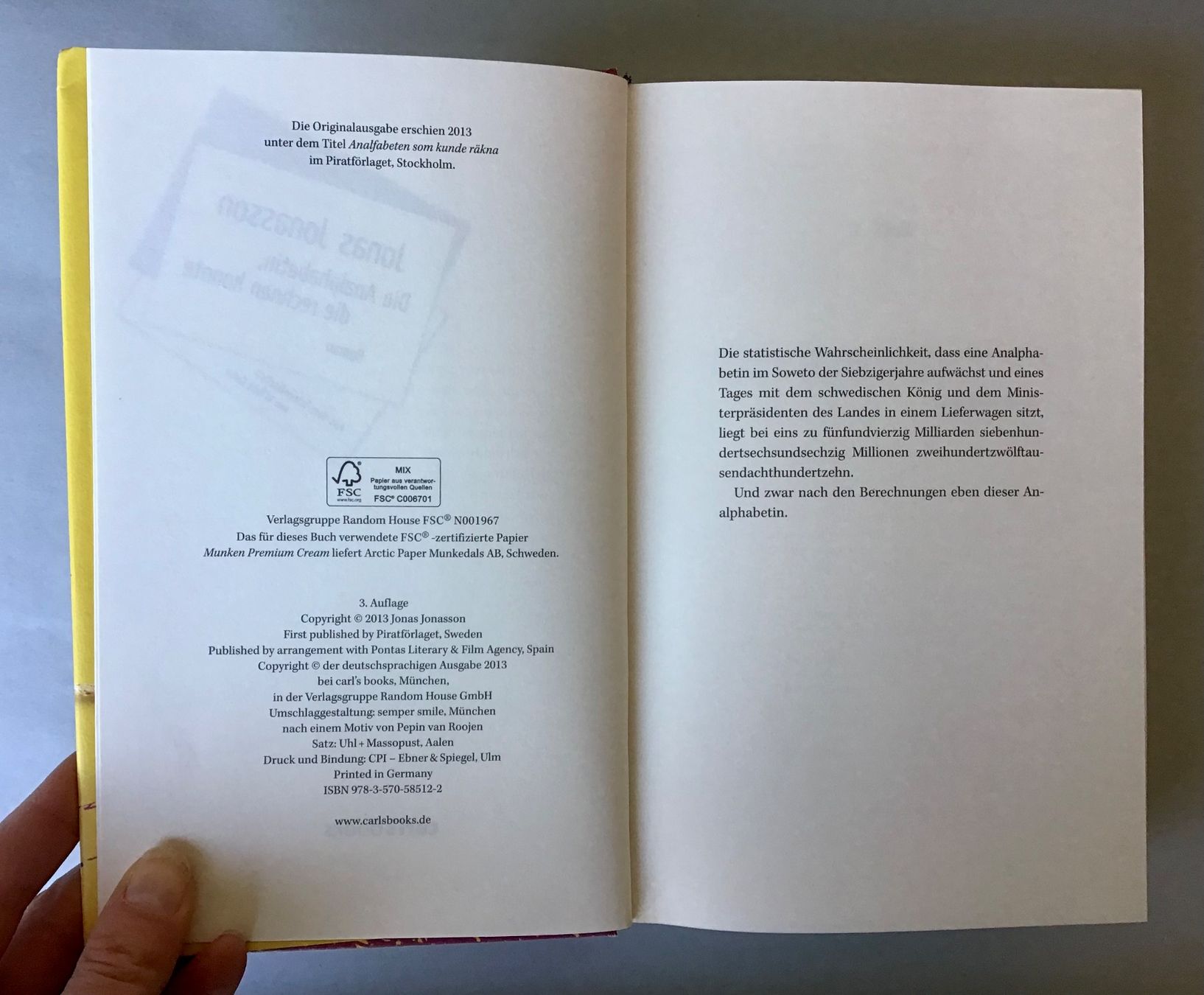 Bücher: Die Analphabethin, die rechnen konnte – Gebraucht aus Bubendorf von Alpenheidi 4