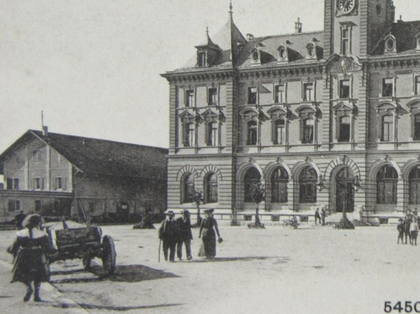 Ansichtskarten: SOLOTHURN POSTGEBÄUDE BELEBT SO AK – Gebraucht aus Ettingen von Hausi4711 1