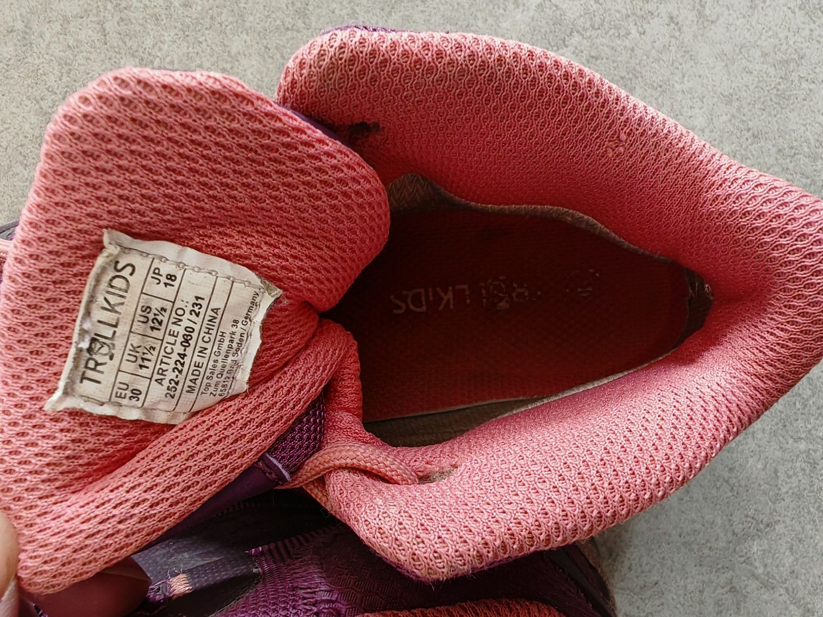 Schuhe für Mädchen: Trollkids Wanderschuhe lila pink Grösse 31 – Gebraucht aus Uster von ang_9wv7 2