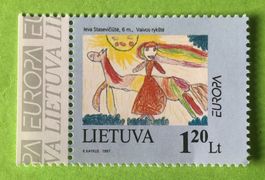 BRIEFMARKEN AUS  Litauen UNGESTEMPELT  Siehe Original Fotos.