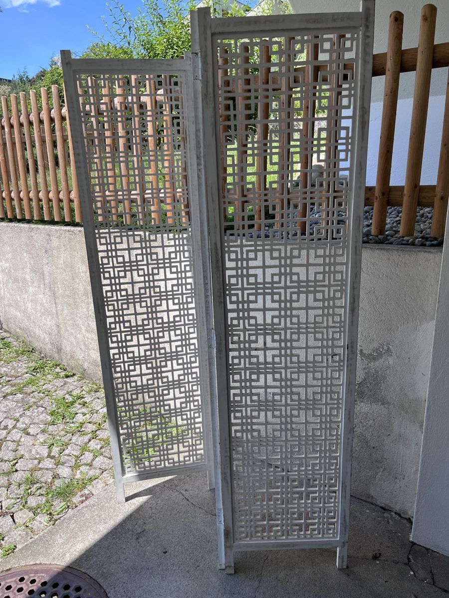 Paraventi: Dreiteiliger Paravent Raumteiler Shabby Chic – Usato da Wallisellen venduto da jkellenberger 1