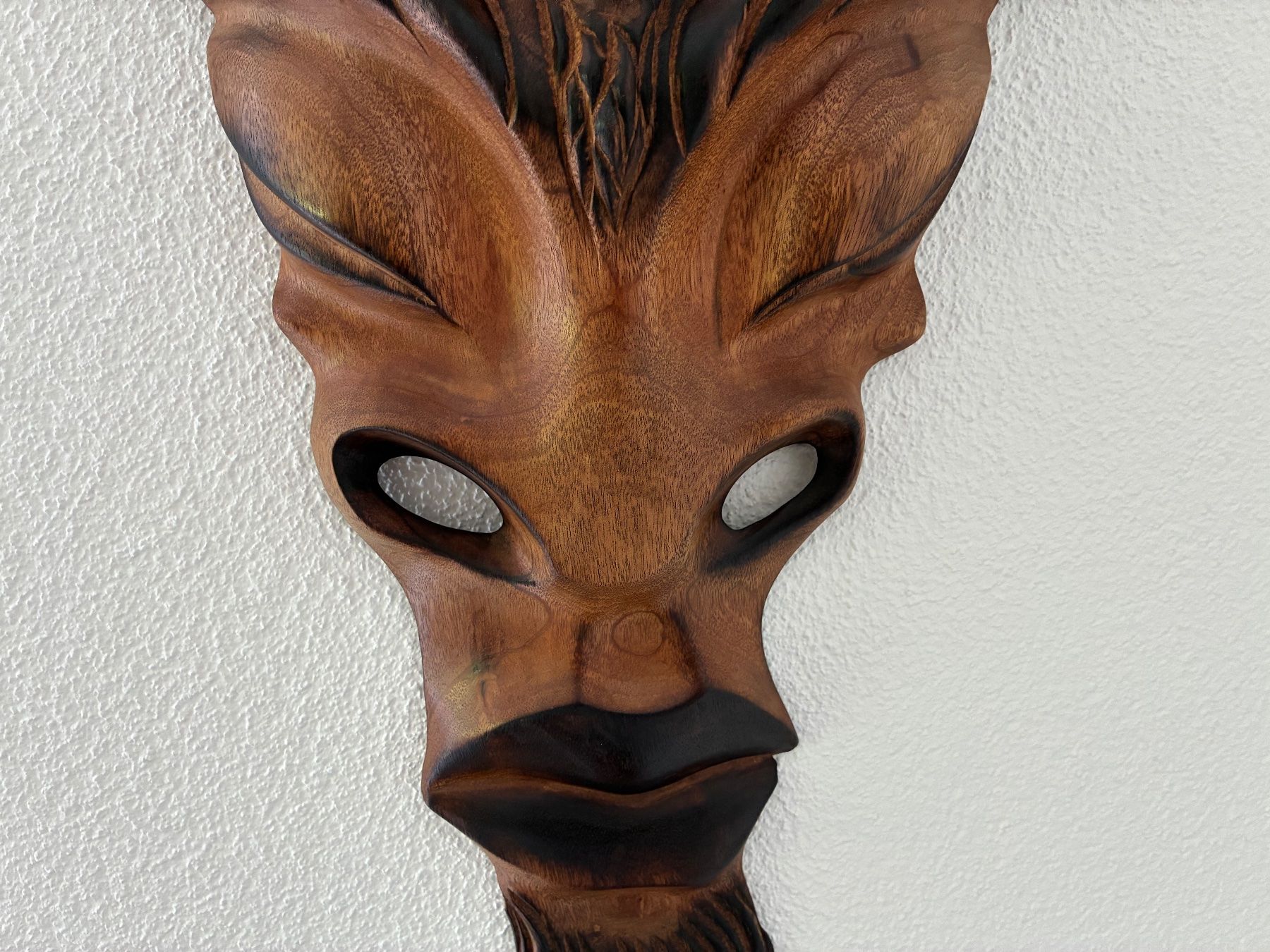 Maschere: Thailändische Holzmaske geschnitzt 56,5cm – Usato da Frick venduto da sandra037 4