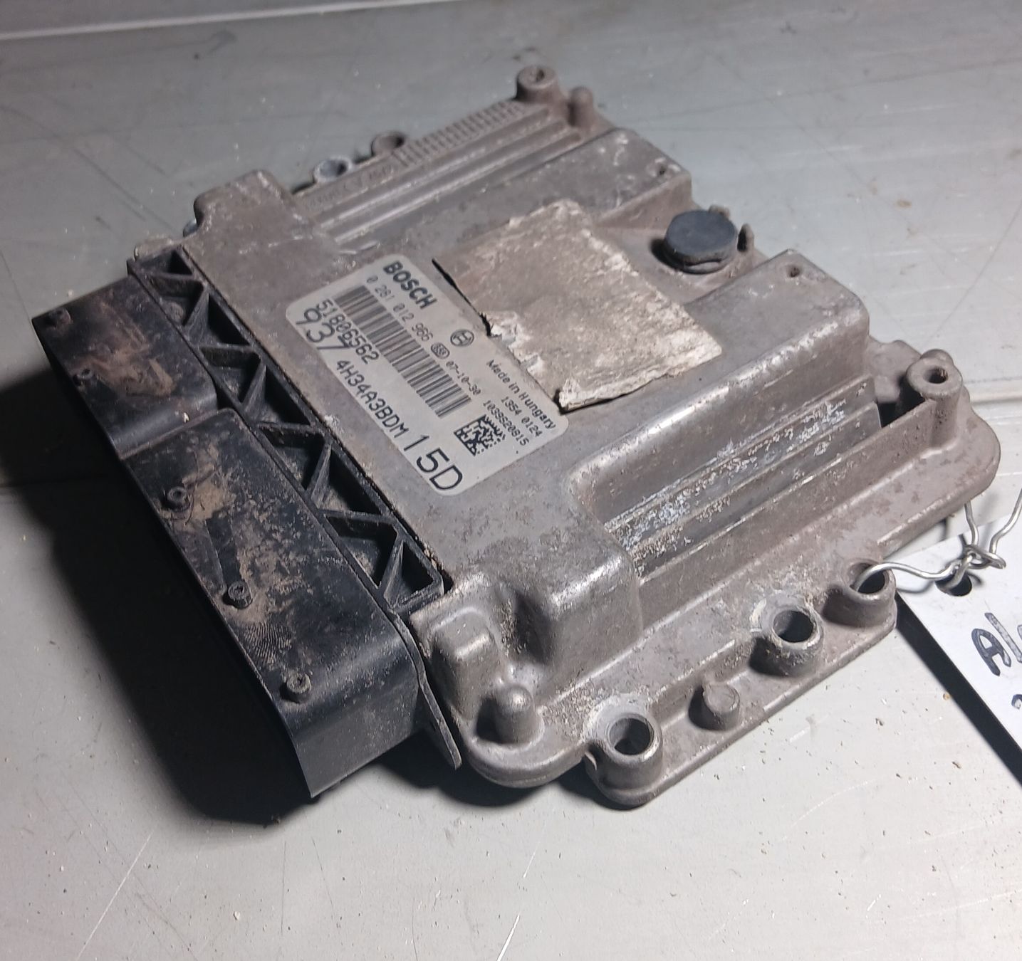 Alfa Romeo Tutti pezzi di ricambio auto: ECU Alfa Romeo 147 2000-2010 1.9JTD – Usato da la heutte venduto da Auto-stock