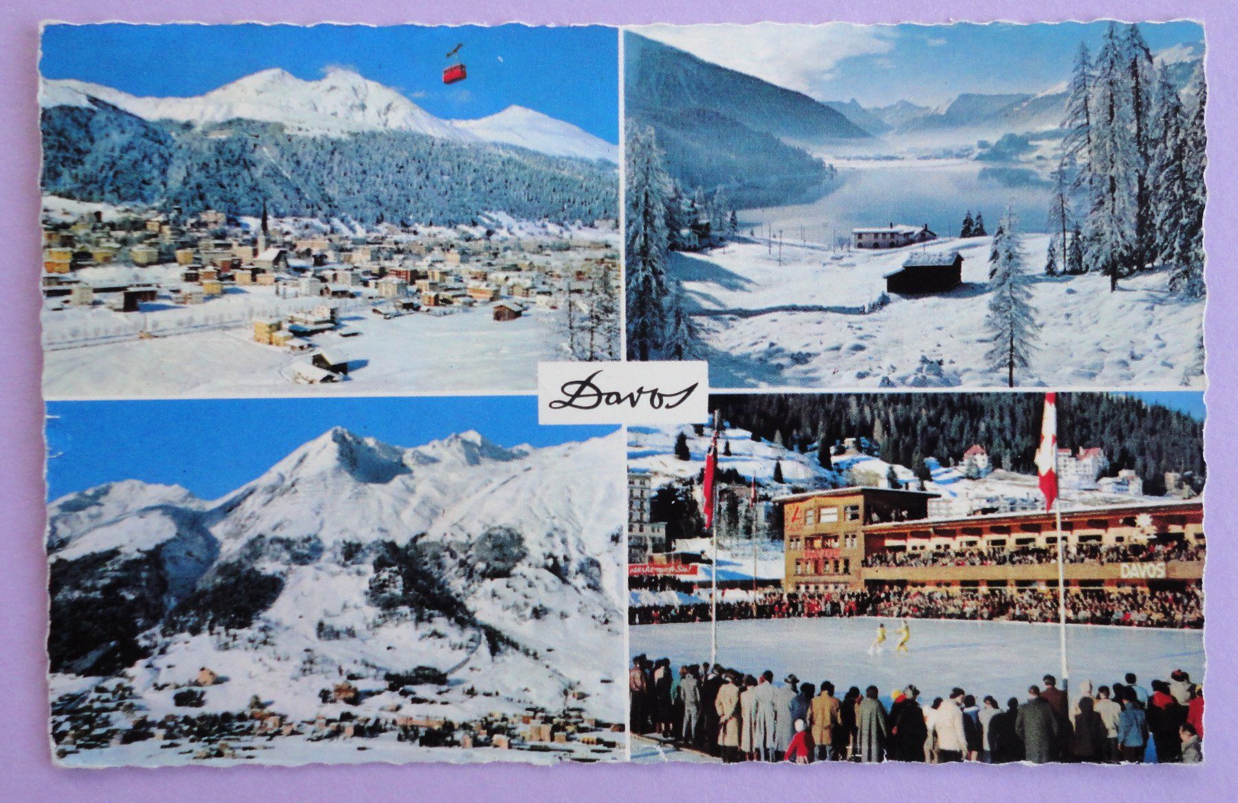 Cartoline postali: Davos – Usato da Fétigny venduto da Billy2miny