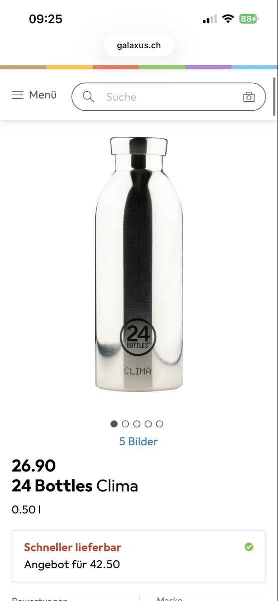 Borracce & Thermos: Bottle Clima 24 – Nuovo (secondo la descrizione) da Bern venduto da Blumentopf. 3