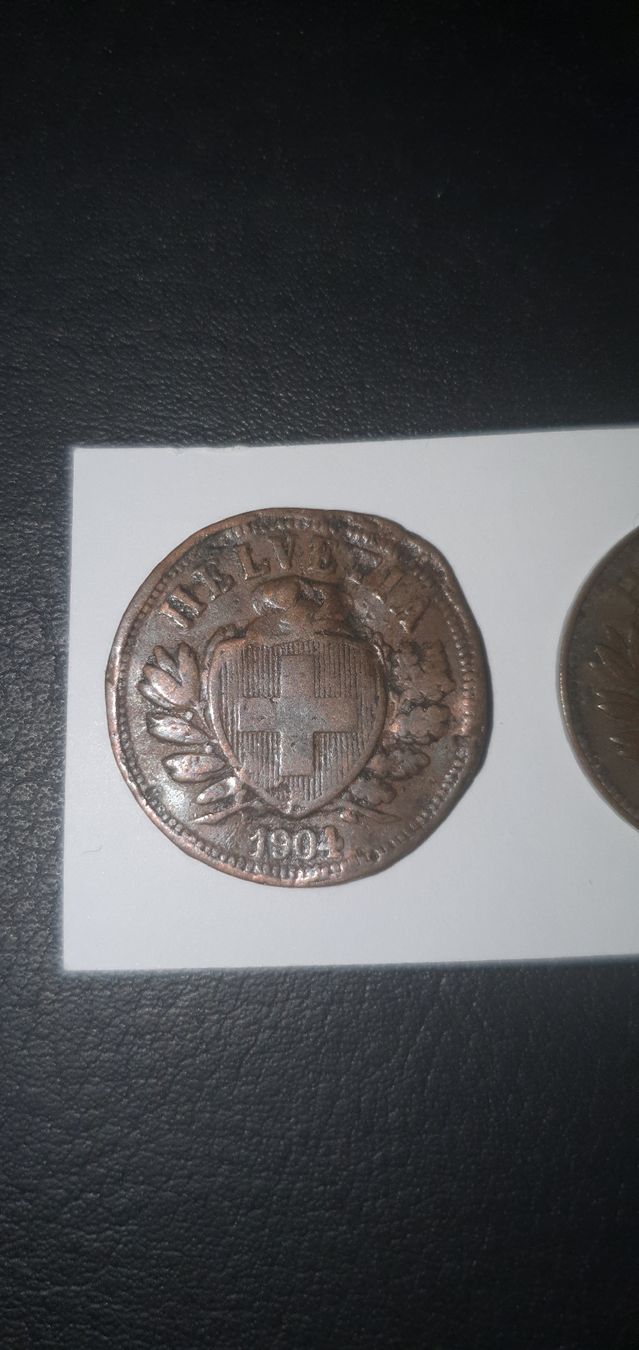 Tutti le monete: 2 x seltene 2 Rappen 1904 – Usato da Baden venduto da chris94 2