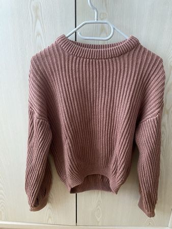 NA-KD Pullover Grobstrick Rosé Grösse S neuwertig