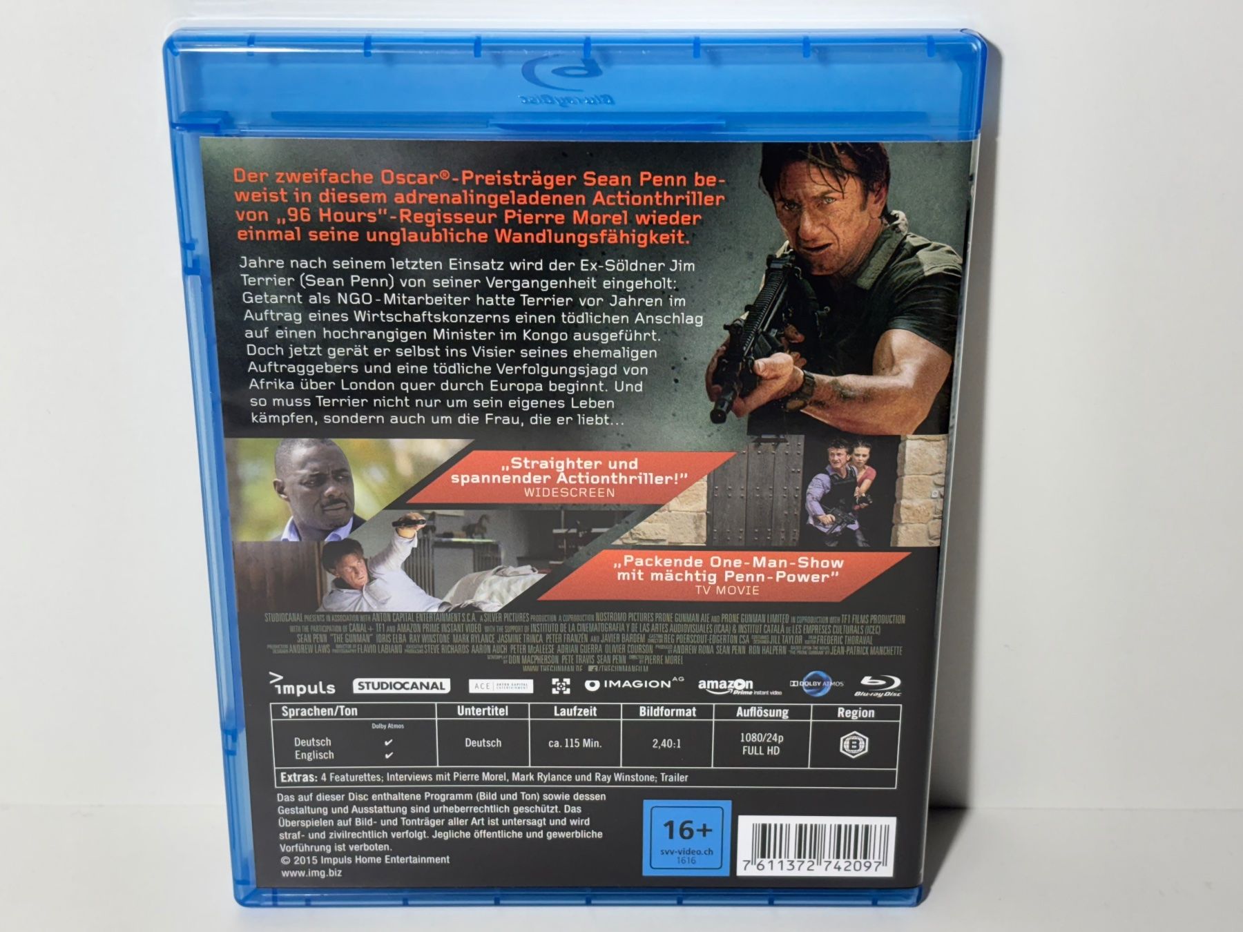 Tutti i DVDs: The Gunman Blu Ray – Usato da Wilderswil venduto da Sstriker 1