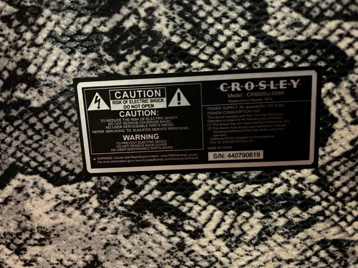 Plattenspieler: Crosley CR8005U-009A – Gebraucht aus La Tour-de-Peilz von m.bedwani 4