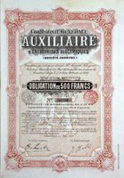 Cie Générale Auxiliaire d'Entreprises Electriques - 1910