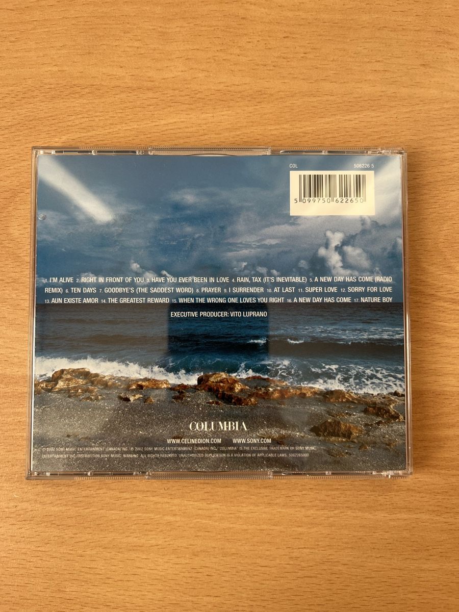 CD: CD Celine Dion - A new Day has come – Usato da Kilchberg ZH venduto da celinaemi 1