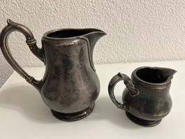Antike Tekanne Kaffekanne insgesamt 2 Stk.