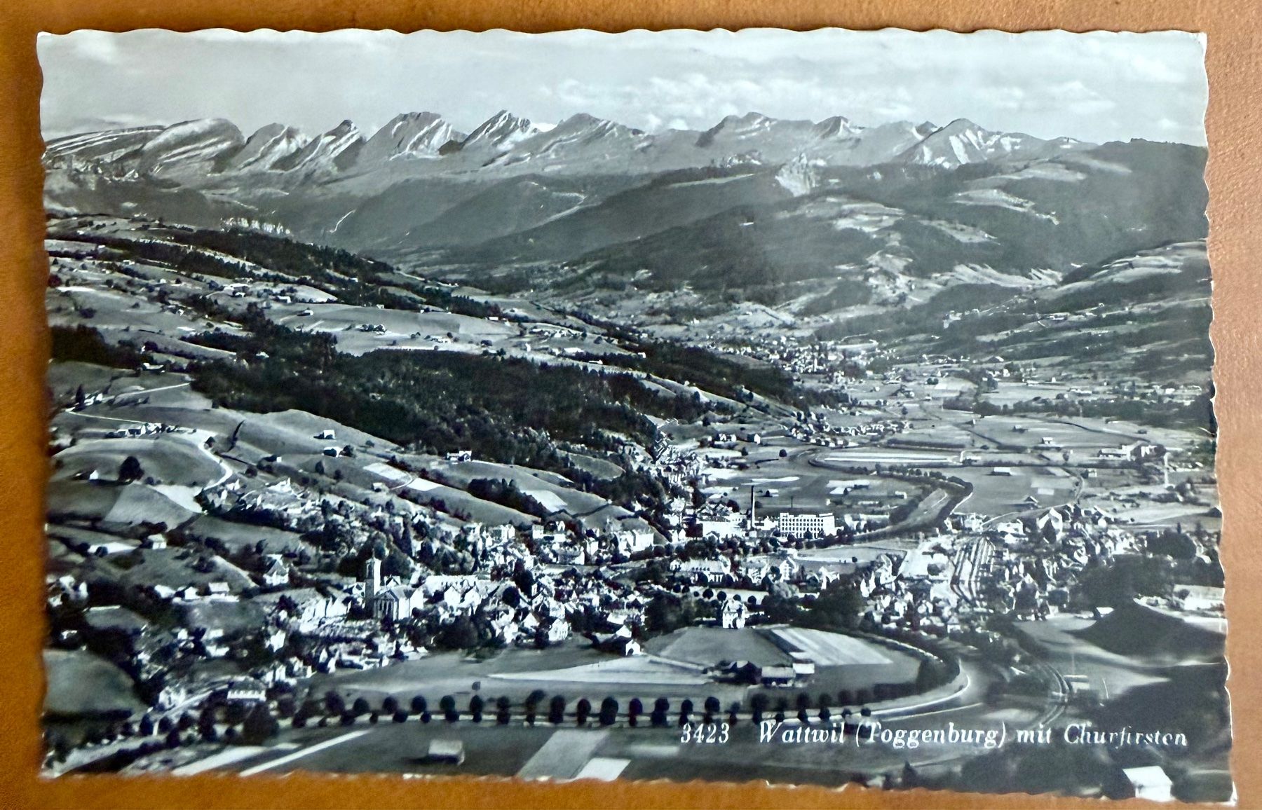 Cartes postales: Wattwil - Panorama 1956 – D'occasion à Lutry par Ediego