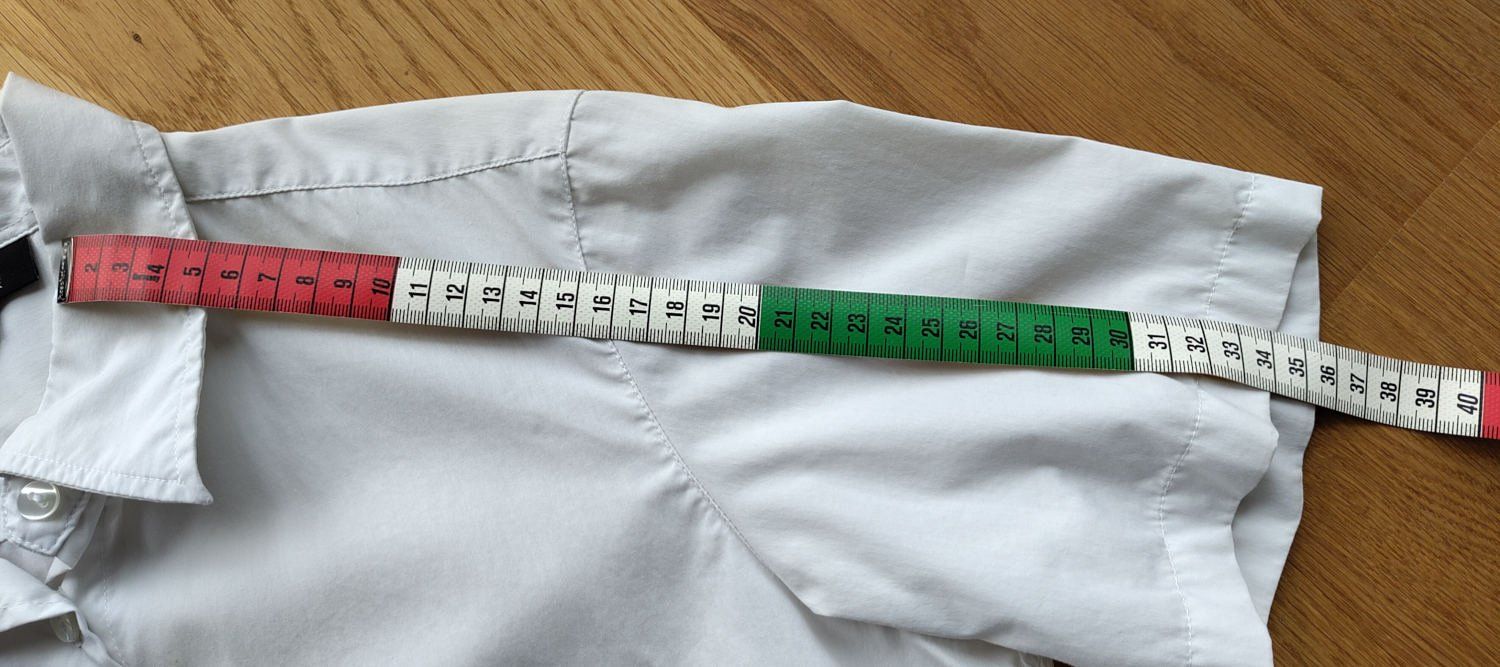 Camicette: weisse kurzärmlige Bluse – Usato da Zürich venduto da kba_579s 2