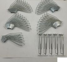 10 Stück Tego Metallhaken 20cm für Lochwände