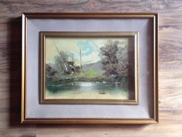 Marais - N.luis Peinture paysage