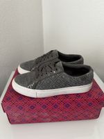 Tory Burch Sneaker grau Marion neuwertiger Zustand 