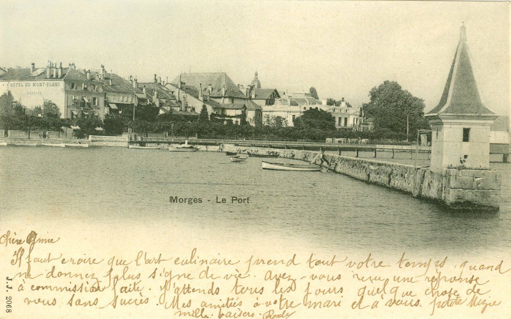 Cartoline postali: Morges - Le Port – Usato da Chavornay venduto da SupraSenna