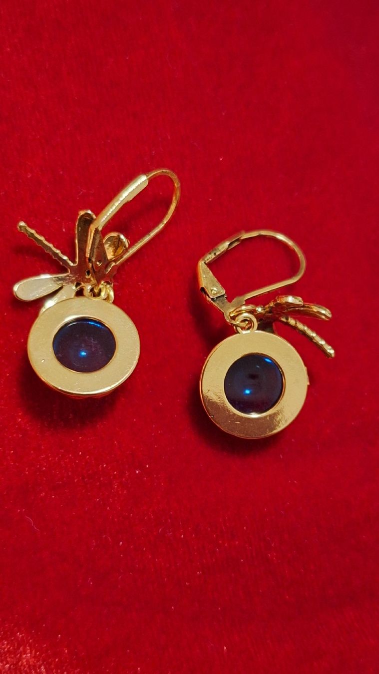 Ohrringe & -stecker: Libelle Ohrringen Gold – Neu und originalverpackt aus Döttingen von DuHaiduc 1