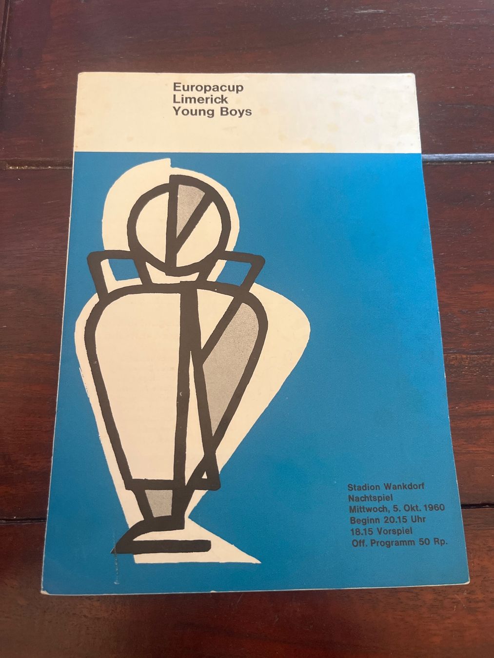 Zeitschriften & Magazine: BSC Young Boys YB Vintage Matchprogramm Limerick 1960 – Gebraucht aus Wallisellen von theadicts77