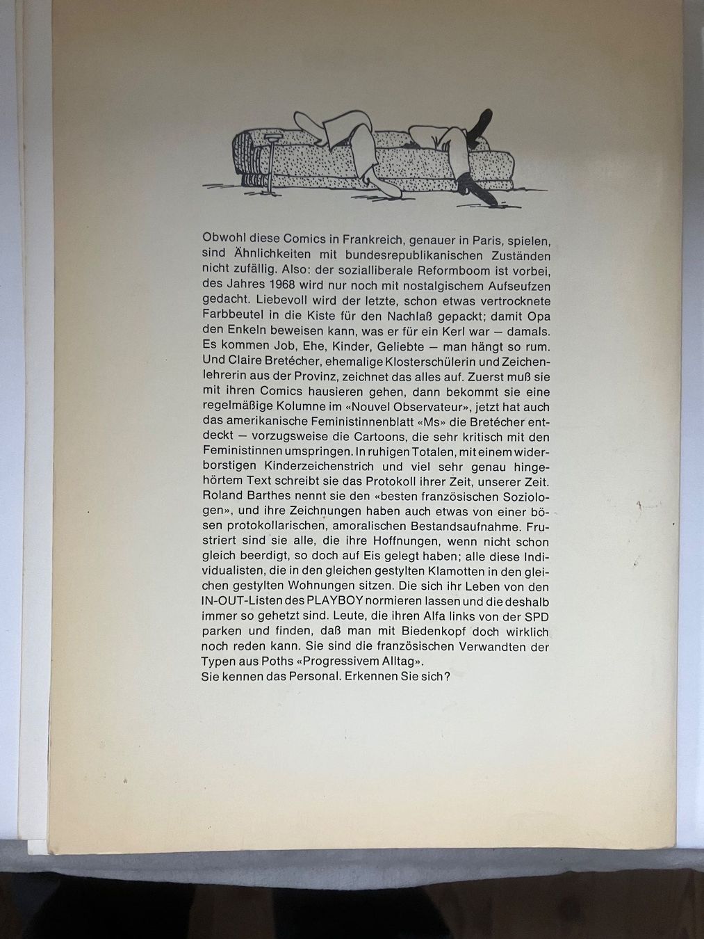Fumetti: Claire Brétecher  Die Frustrierten – Usato da ZUERICH venduto da Carolus1 9