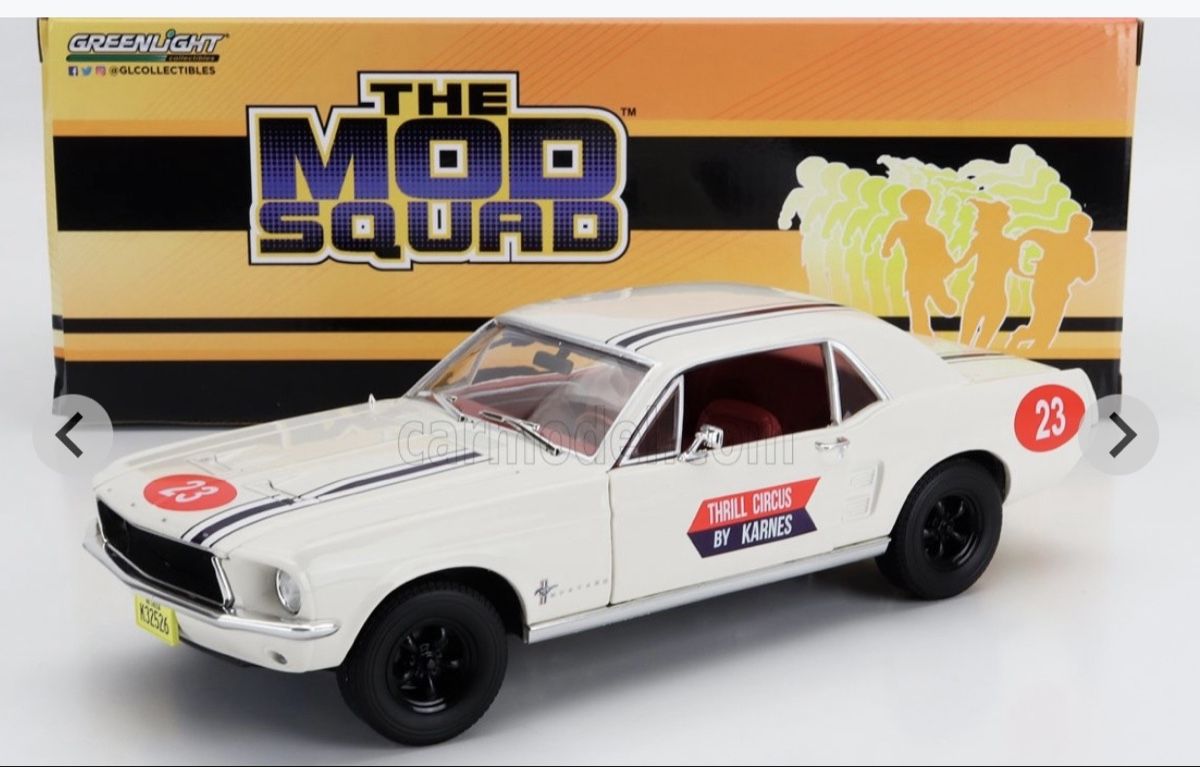 Ford Modellautos: Modellauto Ford Mustang Coupe 1967 - The Mod Squad 50 – Neu (gemäss Beschreibung) aus Basel von Zomeg