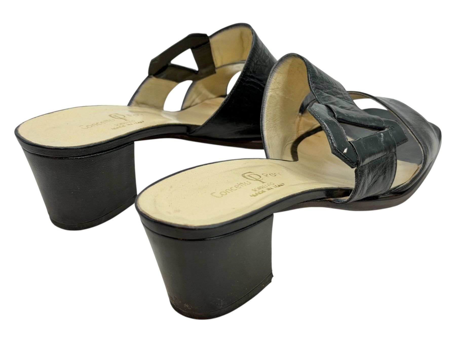 Scarpe da donna: Mules Concetta Pane cuir noir. Pointure 40 – Usato da Cossonay-Ville venduto da PatineDuTemps 8