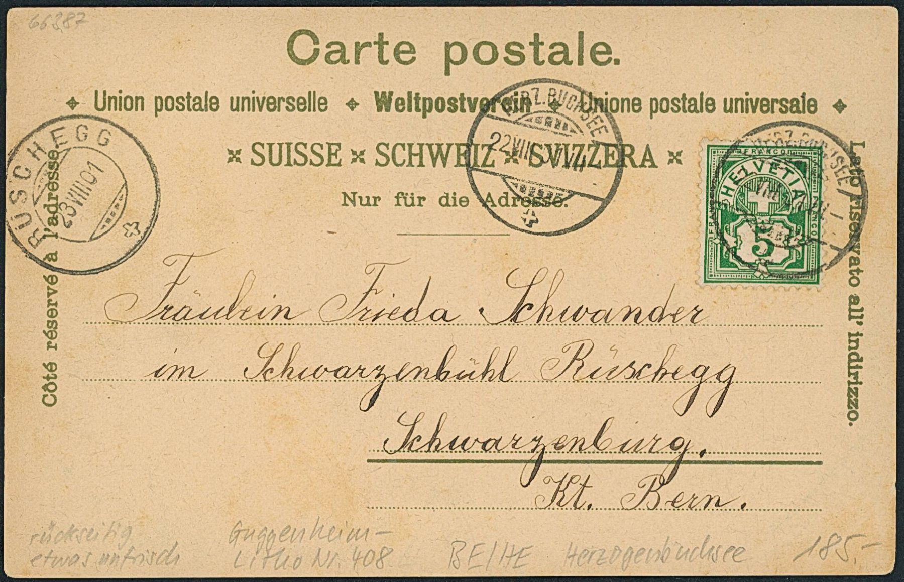 Cartoline postali: BE Herzogenbuchsee - Litho – Usato da Schindellegi venduto da Jonathan77 1