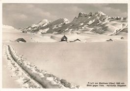 Melchsee Frutt (OW) – Blick gegen Titlis Skigebiet G