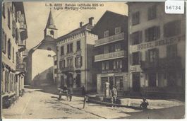 Salvan - Interieur du Village - animee