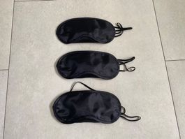 3x Schlafmaske Schlafbinde Augenbinde Augenmaske Nachtbinde
