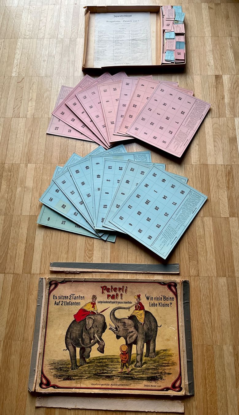 Spiele: "Peterli rat!" Antikes Gesellschaftsspiel – Gebraucht aus St. Gallen von reg_f8h8