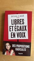 Livre LIBRES ET ÉGAUX EN VOIX Julia Cagé