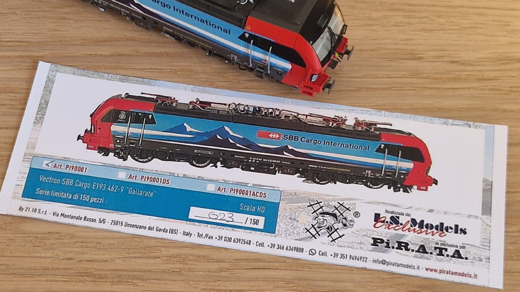 LS Models Modellini di ferrovie: LS MODELS DC PI90001: Br193-462 Vectron SBB Cargo Inter.  – Nuovo (secondo la descrizione) da Lausanne venduto da Greg755 4