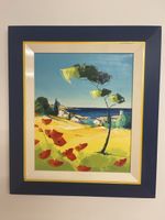 Gemälde von Richard Moisan „Le pai fleuri“ Sommer Frankreich