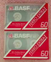BASF Ferro Extra I 60 / 2 x cassettes MC 1991/93 - scellées