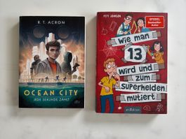2 Jugendbücher Set , Ocean City, Wie man 13 wird
