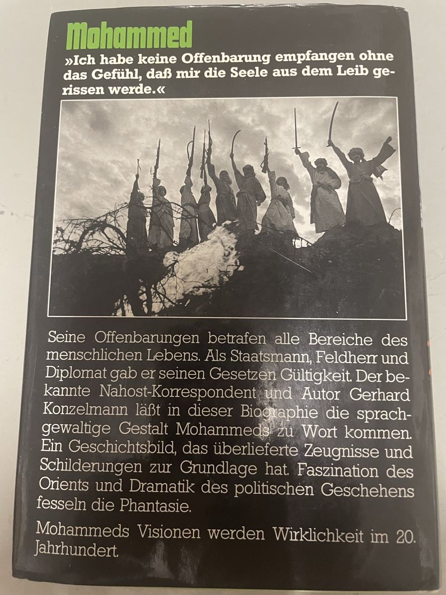 Libri: Gerhard Konzelmann Mohammed Allahs Prophet und Feldherr – Usato da Urdorf venduto da Anassor 2