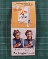 Altes Zündholz Briefchen MARY LONG Extra Mild Zigaretten
