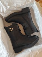 Stiefel Furla schwarz Schnallen Grösse 36 